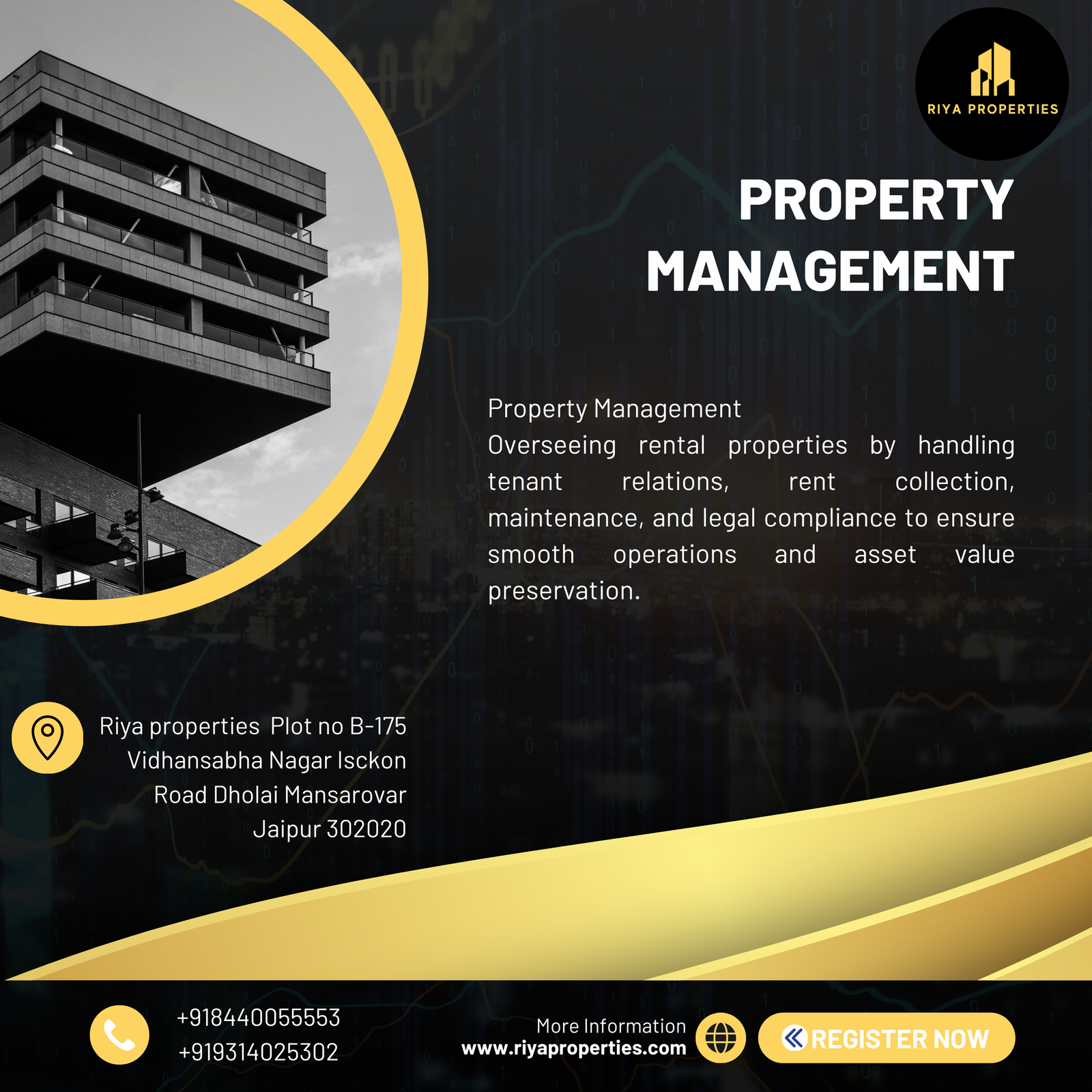 Property Managment , Riya Properties
