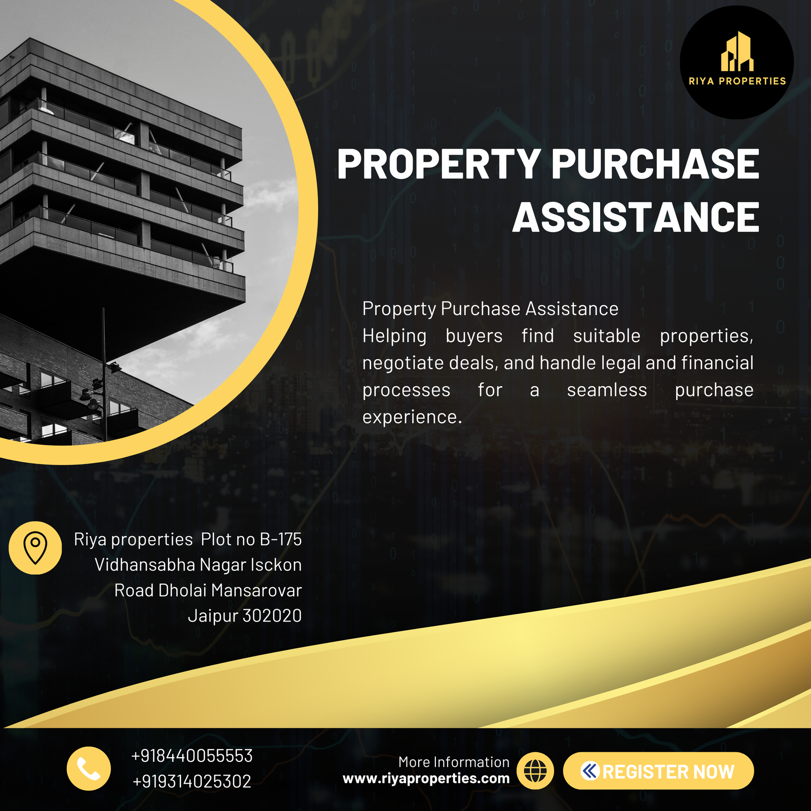 propert purchase assistance , Riya Properties , Jaipur